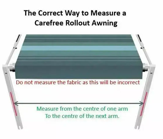 Carefree Replacement Awning Roller – Caravan (Fitted)