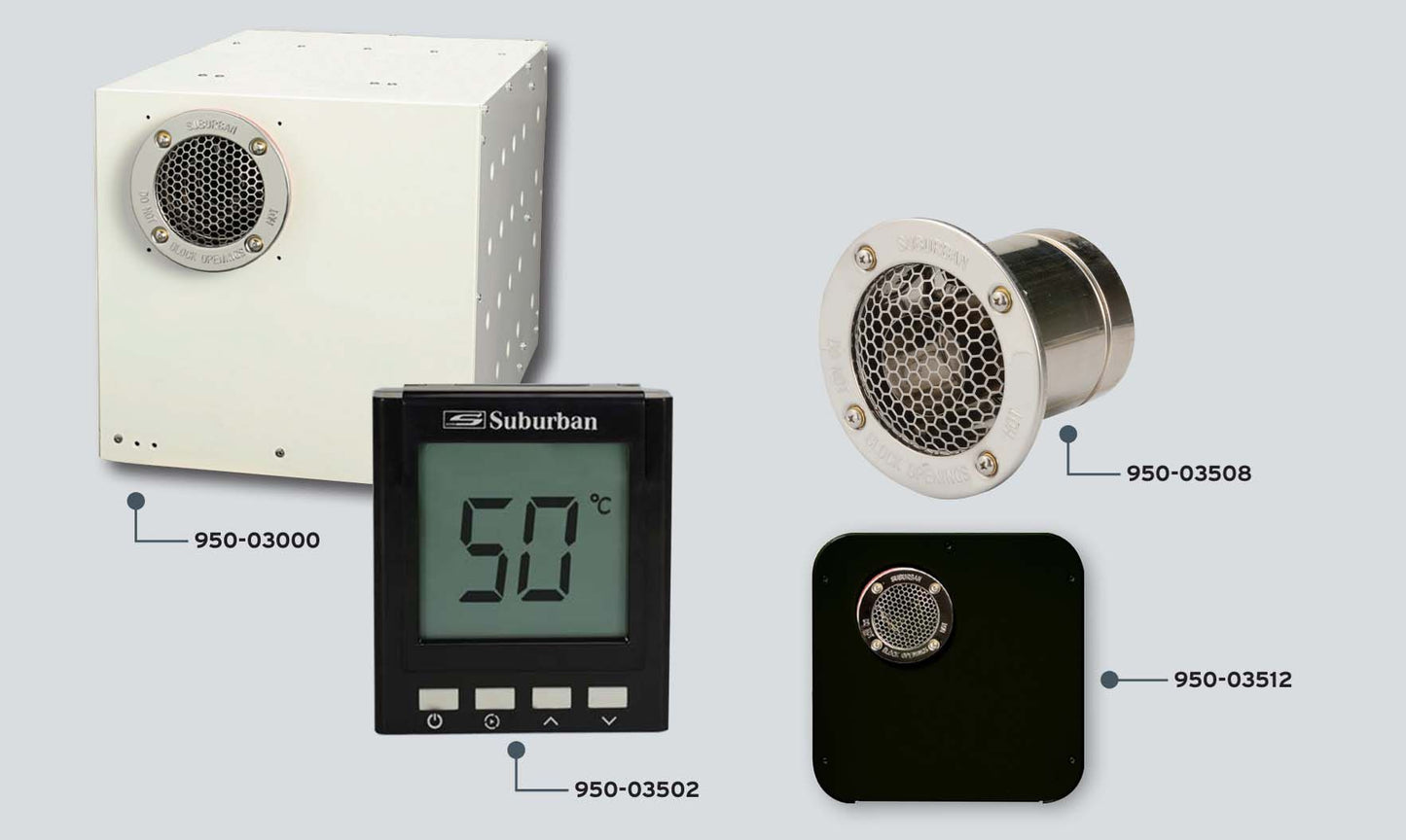 Suburban Nautilus IW60 - Hot Water System - Fitted