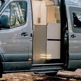 Electric Fold-Away Step - Mercedes Sprinter - Fitted