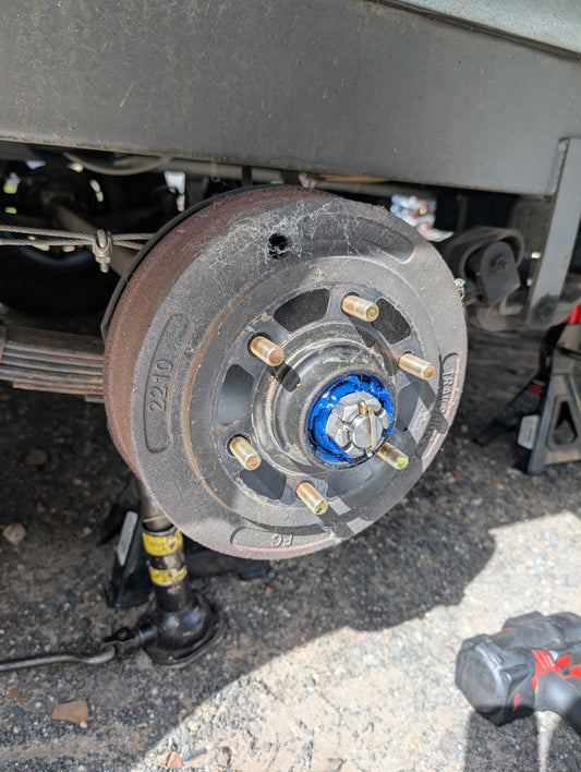 Caravan Chassis Service - Single Axle